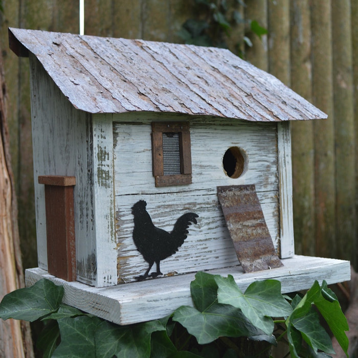 Home Bazaar Bird in Hand Series Cumberland Chicken Coop 10 in x 10 in x